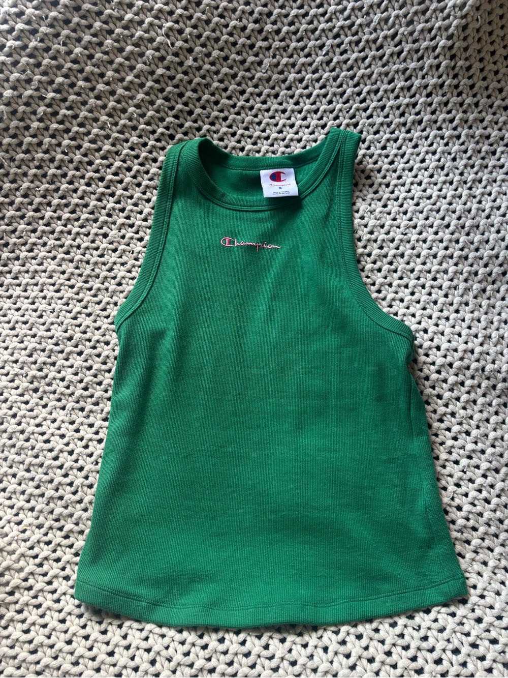 Champion Green Tank Top - Classic Logo
